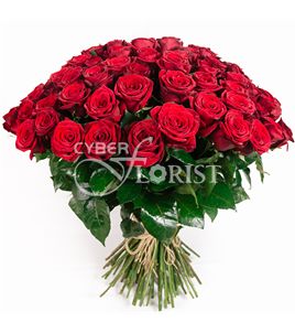 bouquet of 51 short stem roses